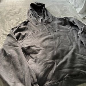 Lulu lemon grey broken beats hoodie